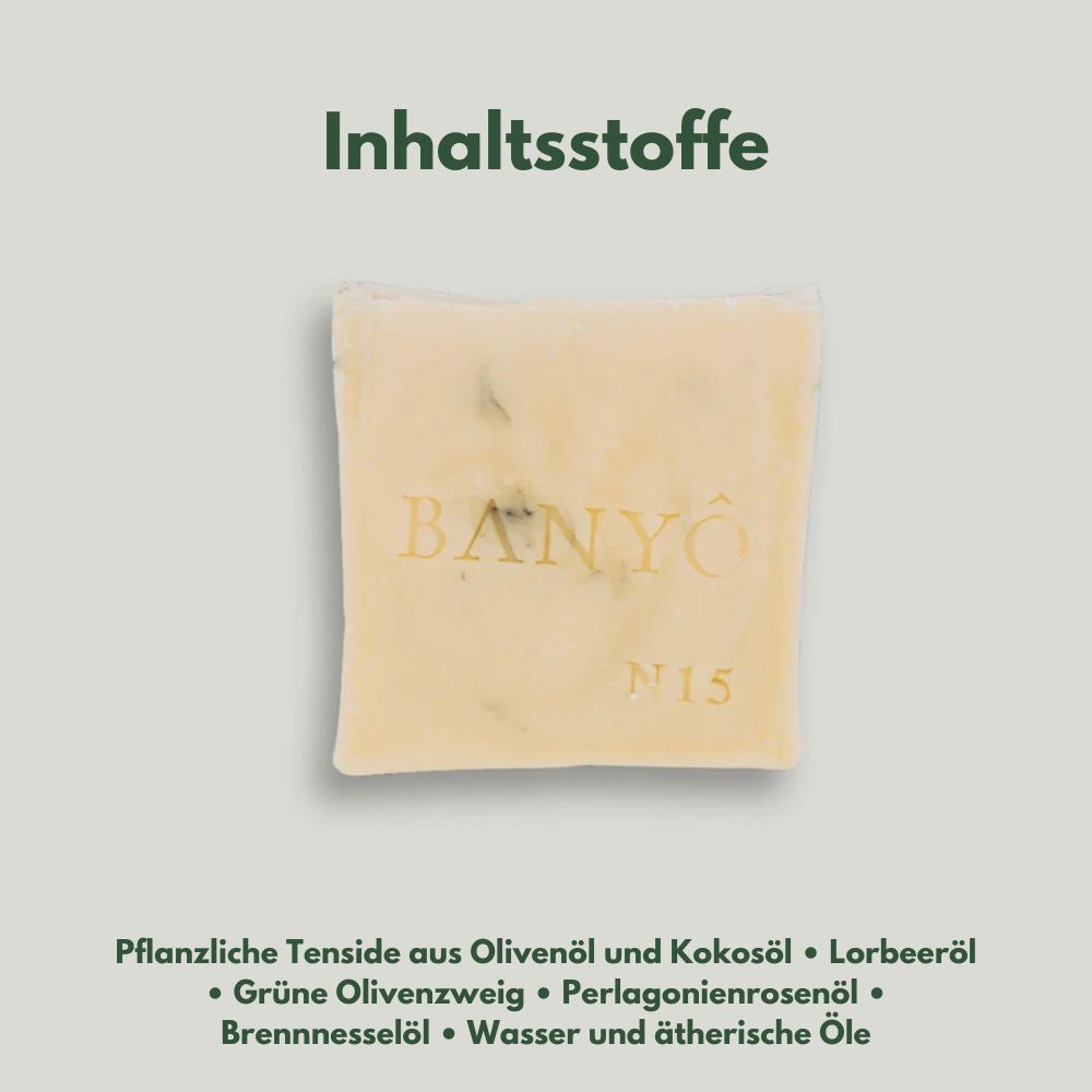 N15 Lorbeer & BANYÔ Seife