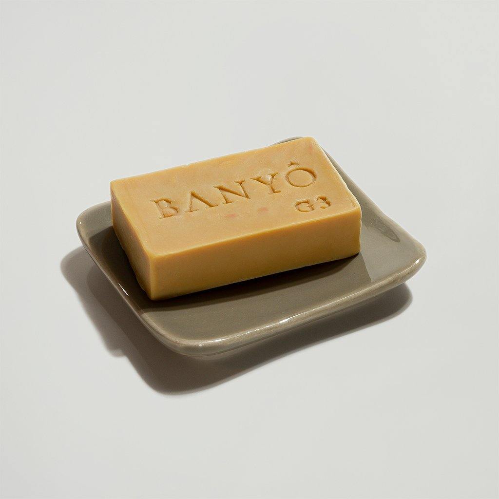 Handgemachte Keramik Seifenschale kl. - BANYÔ - olivenölseife - naturseife